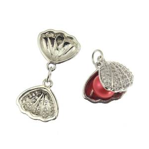 12x12Mm Silver Plated <b>Pearl</b> Pendant Setting <b>Loose</b> Pendant Supply DIY Personality Necklace Blank Setting Wholesale - Product Image 3