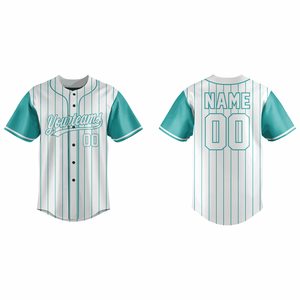 Uniformes Personalizados para Equipos de Béisbol, Camisetas con Nombre y Número Personalizados, Sublimación, Bordado, Impresión, Transpirables, 100% Poliéster - Product Image 5