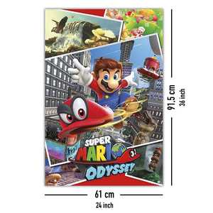 Póster de lienzo de Super Mario Odyssey para decoración de pared - Product Image 2
