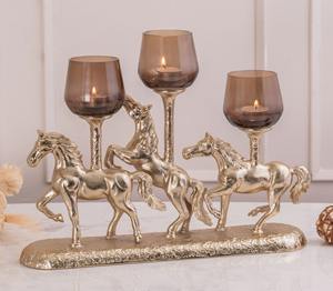 Superbe bougeoir à cheval idéal pour accentuer la pièce maîtresse de table et créer une ambiance chaleureuse et invitante dans n'importe quelle pièce - Product Image 6
