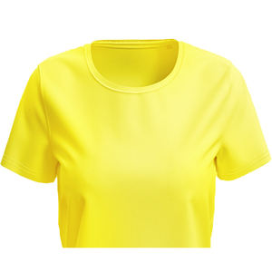 เสื้อยืดคอกลมแขนสั้นผ้าฟลีซเนื้อนุ่ม ระบายอากาศได้ดี ป้องกันรอยยับ เป็นมิตรกับสิ่งแวดล้อม สำหรับผู้หญิง สไตล์สตรีทแฟชั่น รุ่นใหม่ - Product Image 4