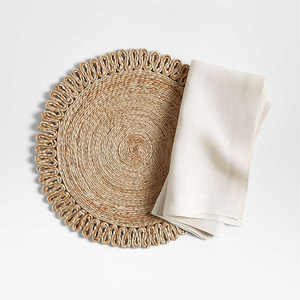 Best Choice Seagrass <b>Placemats</b> for Dining Table Decoration <b>Christmas</b> Round <b>Placemats</b> Custom Design Variety of Colors & Choices - Product Image 2