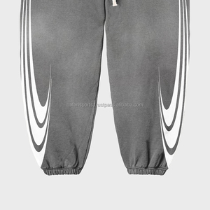 2025 nuevo Vintage mujer lavado ácido Sudadera con capucha Flare Jogger pantalones 2 piezas Conjunto personalizado mujer parche serigrafiado ropa de calle de alta calidad - Product Image 5