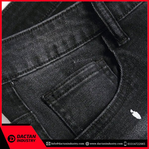 Nueva moda 2024, diseño ajustado, pantalones vaqueros rasgados ajustados sólidos, ropa informal para hombres, Pantalones vaqueros de la mejor calidad para hombres - Product Image 3