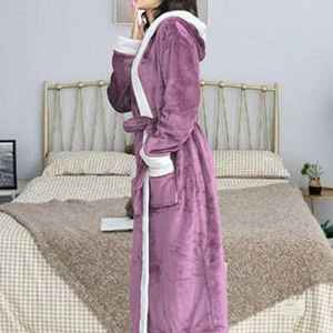 Robe de luxe sexy en polaire douce 100 % polyester respirante pour femme, conçue sur mesure, fournisseur OEM ODM, commandes en gros - Product Image 2