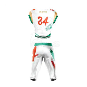 Camisetas y uniformes de fútbol americano personalizados Conjuntos de equipos atléticos transpirables de nuevo diseño para deportes de verano - Product Image 3