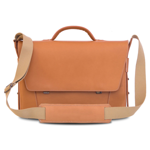 Bolsa de ordenador portátil de cuero de diseño vintage personalizada al por mayor para hombre maletín personalizado con cierre de cremallera impreso y logotipo personalizado - Product Image 4