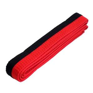 Cinturón BJJ de 100% algodón y 300cm de largo, opciones multicolores para entrenamiento de artes marciales de Karate, equipo OEM personalizable verificado por PayPal - Product Image 1