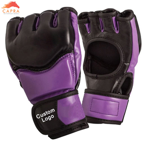 Guantes de cuero MMA hechos a medida de diseño superior para gimnasio, boxeo, guantes de entrenamiento de lucha - Product Image 4