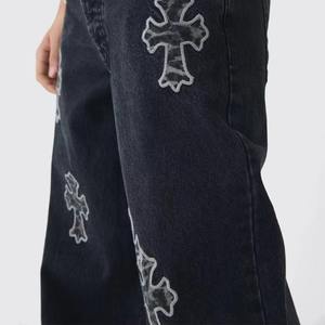 Pantalones Vaqueros de Mezclilla Personalizados para Hombre, Corte Ajustado, Elásticos, Casuales, de Calle, Tejido Suave y Duradero, Pantalones de Moda, Venta al por Mayor de Fábrica - Product Image 5