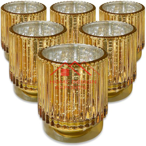 Pot de bougie en verre fait main de conception attrayante à bas prix vente chaude maison hôtel décor bougie votive - Product Image 6