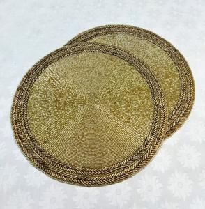 Mantel de Mesa de Alta Calidad, Ecológico, Hecho a Mano con Cuentas Bordadas, con Diseño Personalizable, para el Hogar y Bodas - Product Image 4