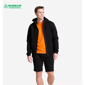 Custom Unisex Polyester/Cotton Fleece/French Terry <b>Zip</b>-<b>Up</b> <b>Hoodies</b> with Breathable & Quick Dry Features High Quality for Winter - Product Image 3