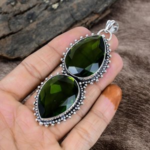 Colgante de Plata de Ley 925 Hecho a Mano con Gema de Corte Cojín Certificada por IGI, Diseño Único, Joyería Elegante, Regalo para Mujer - Product Image 6