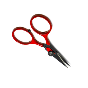 Ciseaux de cuisine professionnels poignée enduite rouge couleur noire lame tranchante vis réglable pointe pointue mouche poisson ciseaux - Product Image 4