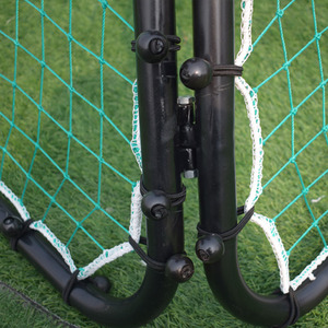 Red de fútbol plegable multideporte de 4 vías y reboteador de entrenamiento de fútbol para practicar golpes, equipo de entrenamiento de fútbol - Product Image 5