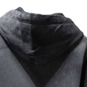 Logotipo personalizado Bling Hoodies French Terry 100% Cotton Hoodie Acid Wash Oversized FOR HOODIE - Product Image 4