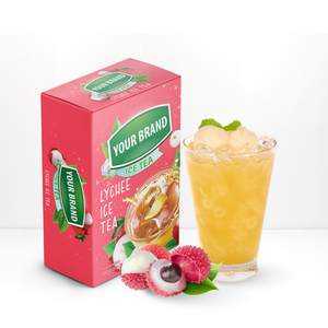 Suministro Directo de Fábrica, Polvo para Bebida Instantánea, Té de Frutas Multisabor, 10gr 15gr por Sobres, Cajas Personalizadas con Logotipo, Empaque Melón - Product Image 2