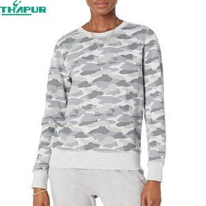 Prix direct usine – Nouveau design personnalisé pour sweat-shirt femme imprimé par sublimation, couleur personnalisée, 100 % polyester - Product Image 2