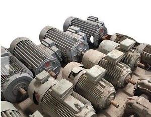Motores Eléctricos Industriales Usados de Forma Cilíndrica Metálica para Reparación y Reciclaje de Equipos - Product Image 6
