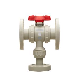 Support OEM Vanne à boisseau sphérique en PP de 1 pouce personnalisable pour l'industrie chimique Connexion EPDM NPT scellée Application d'eau - Product Image 3