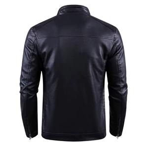 Veste en cuir pour homme, look décontracté haut de gamme, vêtement en cuir de vachette, fabrication sur mesure OEM, vente en gros en usine - Product Image 2