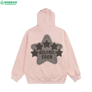 เสื้อฮู้ดผู้ชายแบบสวมหัวสำหรับฤดูหนาว ทรงปกติ ผ้าฟลีซบุผ้าฝ้าย 100% ปักลายพิมพ์นูนโลโก้ OEM ตามสั่ง - Product Image 4