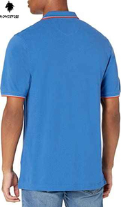เสื้อยืดคอกลมผู้ชายผ้าคอตตอนคุณภาพสูงสำหรับฤดูร้อนเสื้อโปโลสุดเท่ - Product Image 4