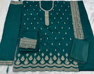 Georgette de Seda Pesada con Bordado de Lentejuelas, Georgette de Seda con Mangas Bordadas - Product Image 5