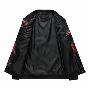 Chaquetas Bomber de Invierno para Hombre, Estampadas, de Moda, Transpirables, Resistentes al Viento, Estilo Urbano, Tallas Grandes, Reversibles, Ecológicas - Product Image 3