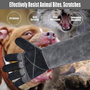 ถุงมือเชื่อมหนังพร้อมฝ่ามือเสริมความร้อน, ถุงมือทนไฟสำหรับ MiG, TIG, Stick ,BBQ - Product Image 4