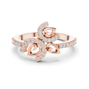 Bague pour femme en diamant de laboratoire 0,313 CT, clarté VVS-VS EF, or 18 carats, 14 carats, 10 carats et argent 925, or rose, or jaune, or blanc - Product Image 3