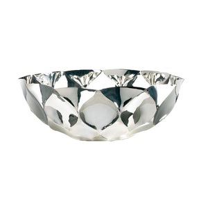 Cuencos de Metal para almacenamiento de alimentos con acabado brillante, Decoración de mesa de cena, almacenamiento de frutas o verduras, Frutero de Metal - Product Image 3