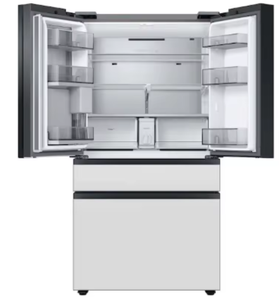 Nouveauté Réfrigérateur à portes françaises sur mesure à 4 portes (29 pi³) Ft.) avec Family Hub en verre blanc original - Product Image 1