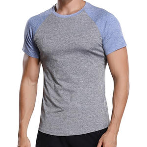 T-shirt à col en V en coton 100% pour homme, qualité supérieure, tricoté, streetwear, surdimensionné, motif uni, style décontracté - Product Image 3