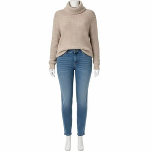 Eco Friendly Plus Size <b>Women</b> s <b>Jeans</b> Organic Denim High Waist <b>Stretch</b> Comfortable Autumn Casual Daily Wear Fashion Pants - Product Image 1