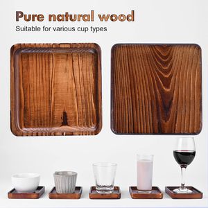 Eco-Friendly Durable PINE Wooden <b>Coaster</b> Set Stylish Natural <b>Drink</b> <b>Coasters</b> for Home & Office Mat or Pad for Home Decoration - Product Image 3