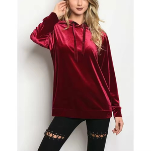 Survêtements en velours pour hommes Sweat à capuche surdimensionné vierge Sweat à capuche en velours pour hommes et femmes Nouveau style - Product Image 2