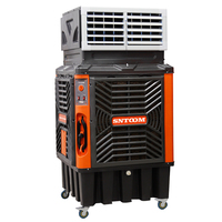 Enfriador de aire móvil por evaporación Ventilador evaporativo refrigerado por agua grande