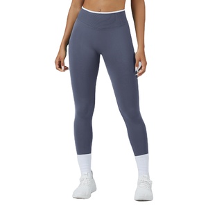 Women's Solid Yoga Activewear Set 2 Piece Sleeveless Sport Bra Leggings Quick Dry Breathable Eco-Friendly Scrunch Butt - Product Image 6