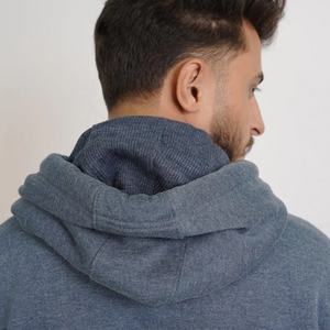 Sweat-shirt à capuche en molleton de coton pour homme en gros, sweat-shirt à capuche personnalisé, vêtements décontractés unisexes - Product Image 4