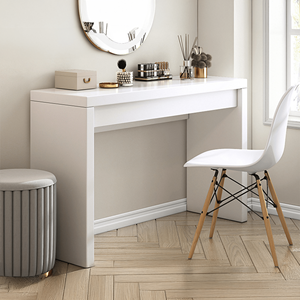 Viviere Bedroom Dressing <b>Table</b> Plastic Makeup <b>Vanity</b> with <b>Mirror</b> MDF Panel Specific Use for Bedroom Dresser - Product Image 6