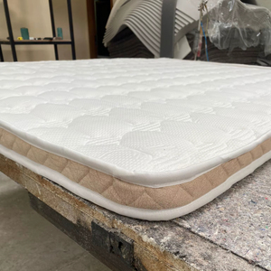 Colchón de espuma marrón claro, acolchado suave, cómodo, parte superior e inferior para dormir, blanco tipo 5 - Product Image 1