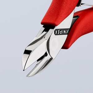 KNIPEX 115mm Beveled <b>Edge</b> Side <b>Cutters</b> with Mirror-Polished Plastic Coating - Product Image 5
