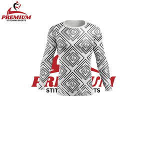 Venta al por mayor de protectores contra sarpullidos con logotipo personalizado de secado rápido de compresión de manga corta para Fitness - Product Image 4