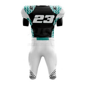 Uniforme de Fútbol Americano Personalizable de Estilo Único con Tela Transpirable, Mangas Cortas, Opciones de Equipos Nacionales - Product Image 2