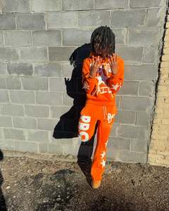 ชุดกีฬาซับเหงื่อสำหรับผู้ชายชุดวอร์มแนวสตรีทผ้าปะติดซิป - Product Image 2