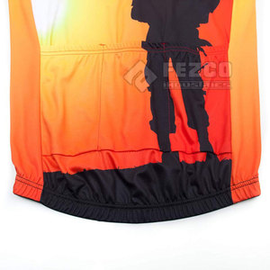 Jersey de ciclismo personalizado de secado rápido de alta calidad 2025, transpirable y cómodo, diseño de talla grande al por mayor - Product Image 5