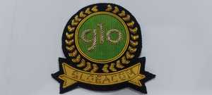 Insignes Wok brodés à la main Emblèmes en polyester patchs avec fil métallique tissé techniques pour étiquettes de vêtements personnalisées - Product Image 2