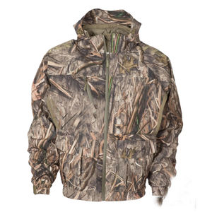 Veste de chasse pour homme à motif uni, imperméable, respirante, isolée, écologique, manteau d'hiver à col montant pour chasseur professionnel - Product Image 4